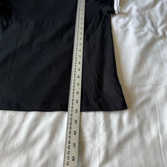 Lauren Ralph Lauren Women's Short‎ Bell Sleeve Popover Tee Black Size S Preppy - Picture 10 of 12